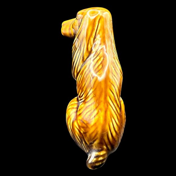 Unbranded  Brown Spaniel Ceramic Dog Collectible 6 Inch Soulful Eyed Figurine - Picture 4 of 9